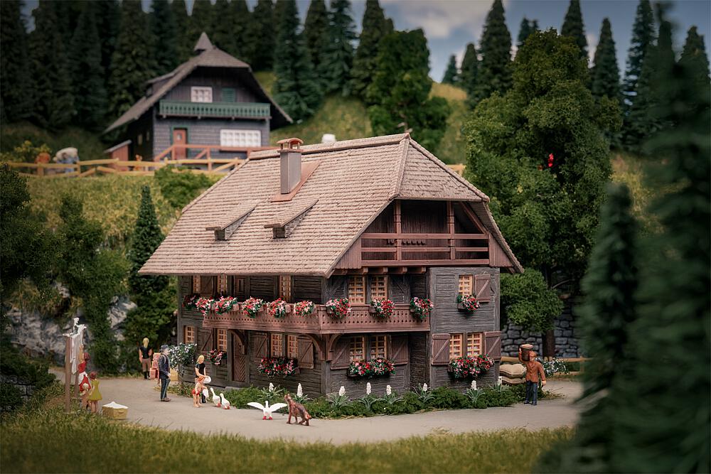 Faller 130012 H0 Jubiläumsmodell Uhrenmacherhaus mit Figur