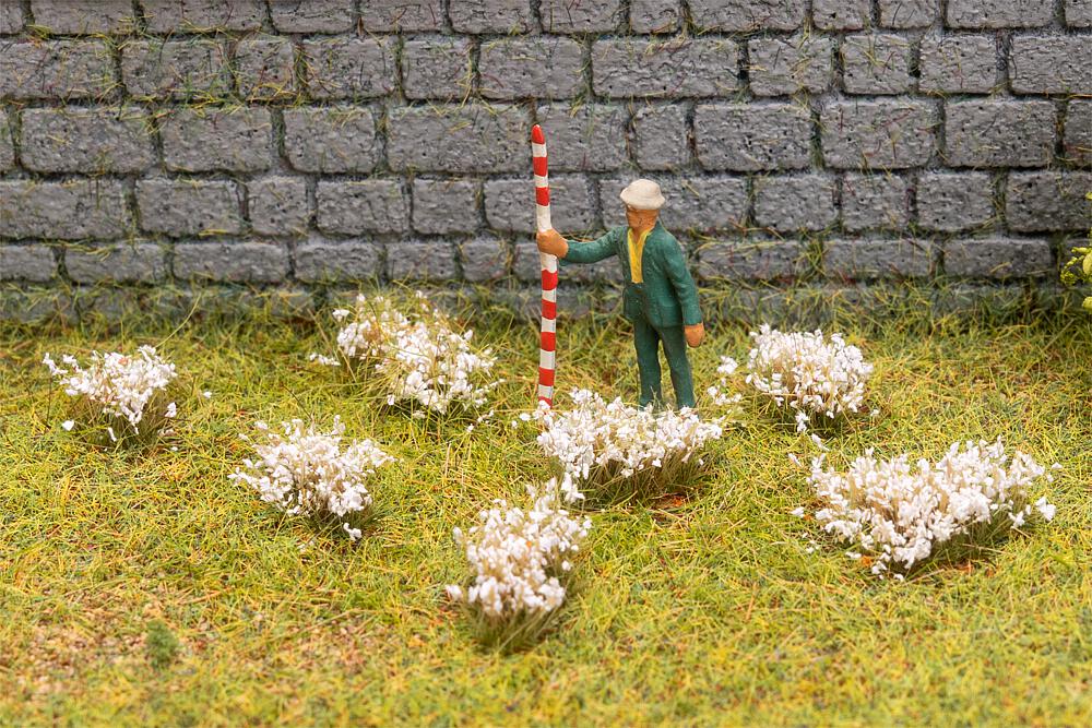 Faller 171382 H0 / TT / N Blütenbüschel, weiß