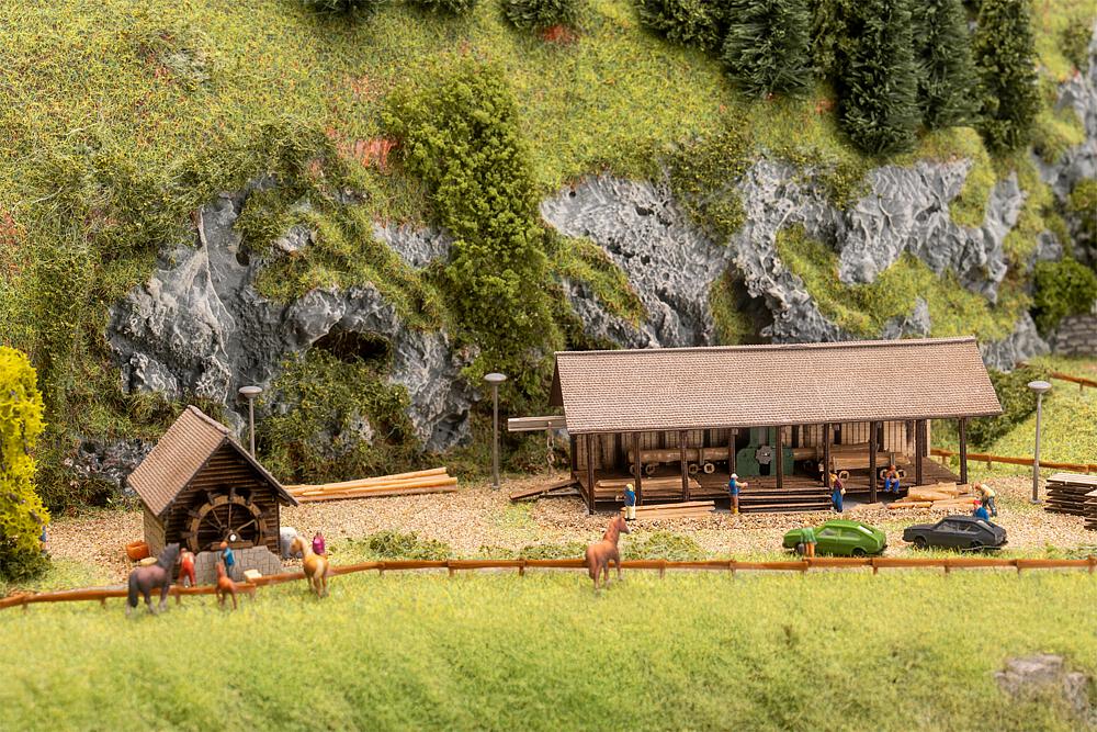 Faller 282756 Z Sägewerk und Wassermühle