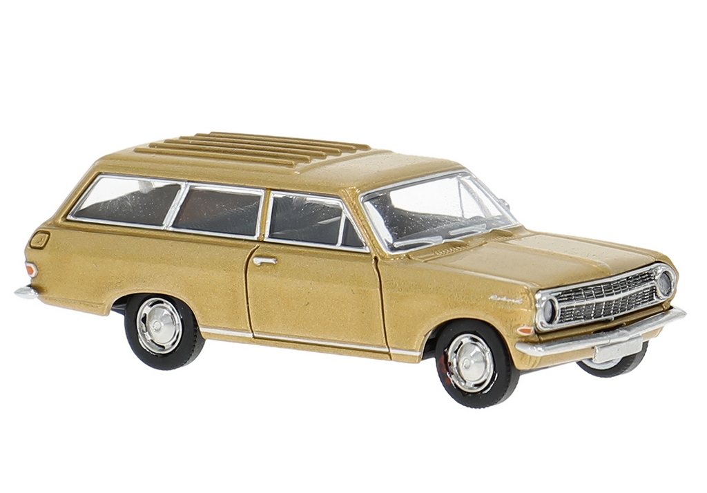 Brekina 20473 H0 Opel Rekord A CarAVan in gold