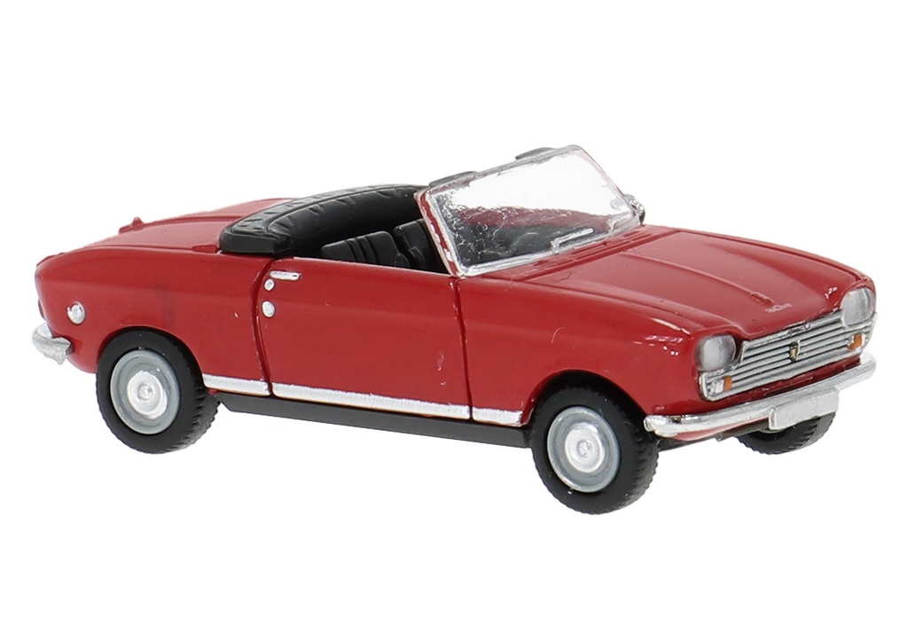 Brekina 29175 H0 Peugeot 204 Cabrio in rot