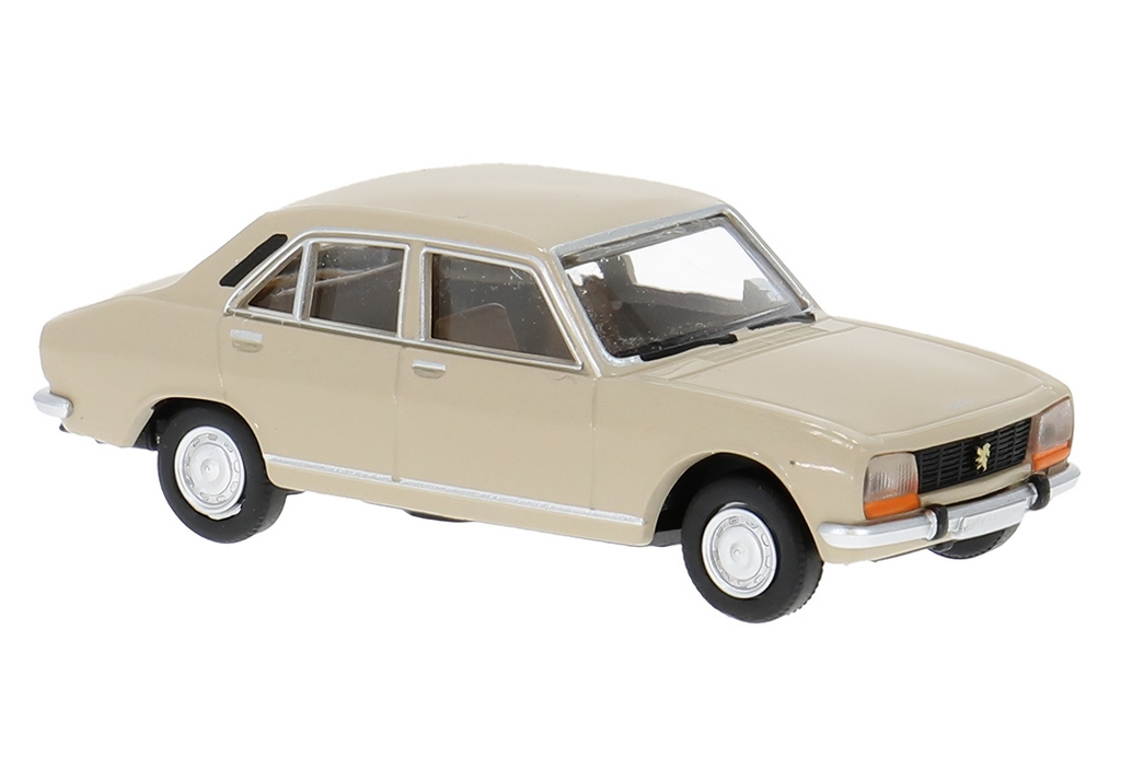 Brekina 29126 H0 Peugeot 504 in gold