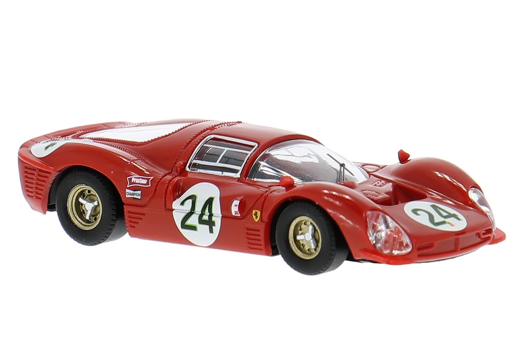 Brekina 22904 H0 Ferrari 330P4 24 2. Platz Daytona 1967 Parkes/Scarfiotti