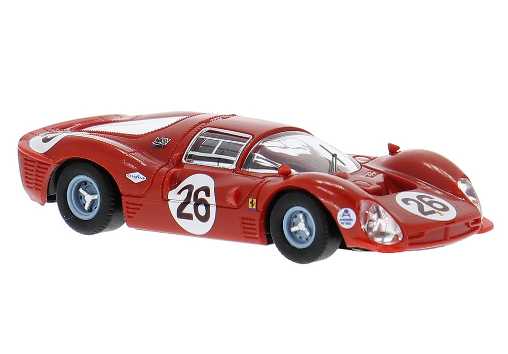 Brekina 22905 H0 Ferrari 412P 26 3.Platz Daytona 1967 Rodriguez/Guichet