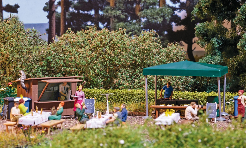 Busch 1860 Außengastronomie H0