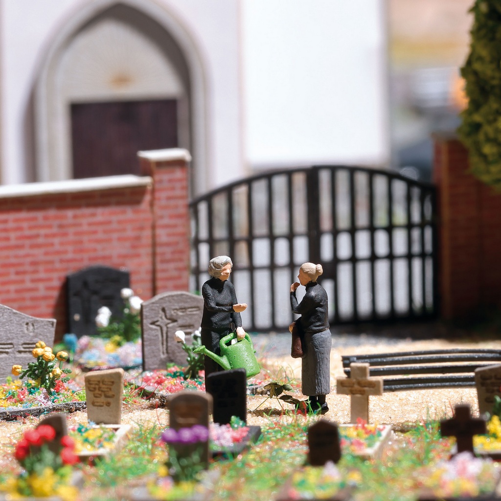 Busch 79932 Action Set Witwentreffen H0