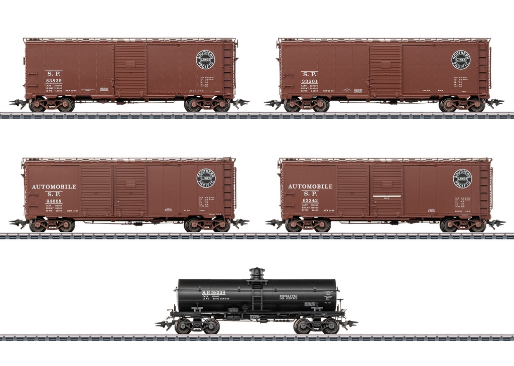 Märklin 45667 H0 Güterwagen-Set Southern Pacific Berkshire