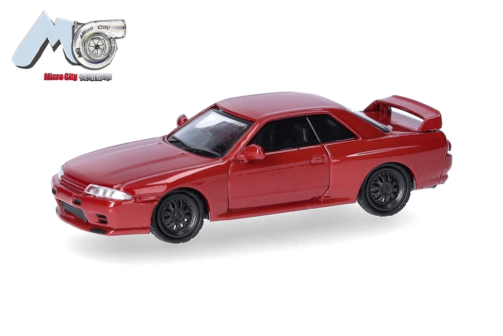 MicroCity 87MC000093 H0 Nissan Skyline GTR32, weinrot