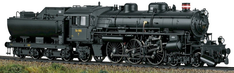 Märklin(39491) und Trix(25491) H0 Dampflok Litra E991 der DSB