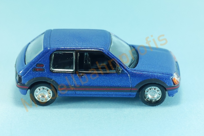 Picture of Norev 471729 H0 Peugeot 205 GTi 1990 Miami Blue | Modellautos 1:87 Spur H0
