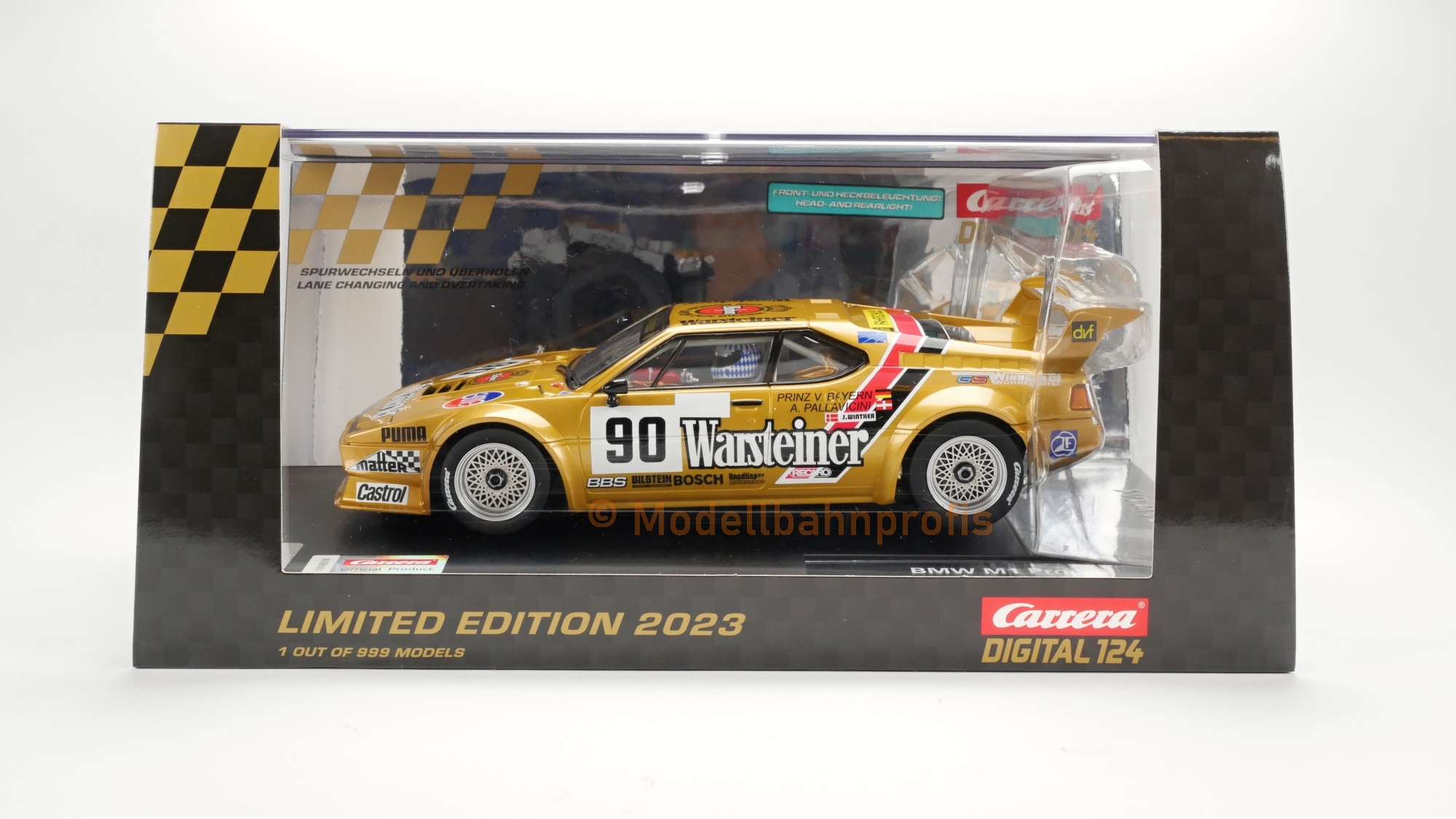Bild von Carrera 23955 Digital 124 BMW M1 Procar "Team Warsteiner, No.90", limited Edition 2023 | Carrera Digital 124 Autos