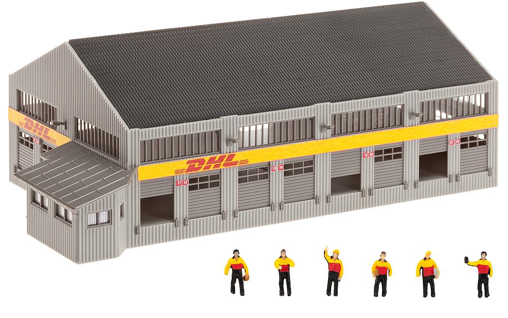 Faller 231733 N Logistik-Zentrum DHL mit Figuren